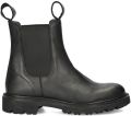 Nelson leren chelsea boots zwart - Zwart