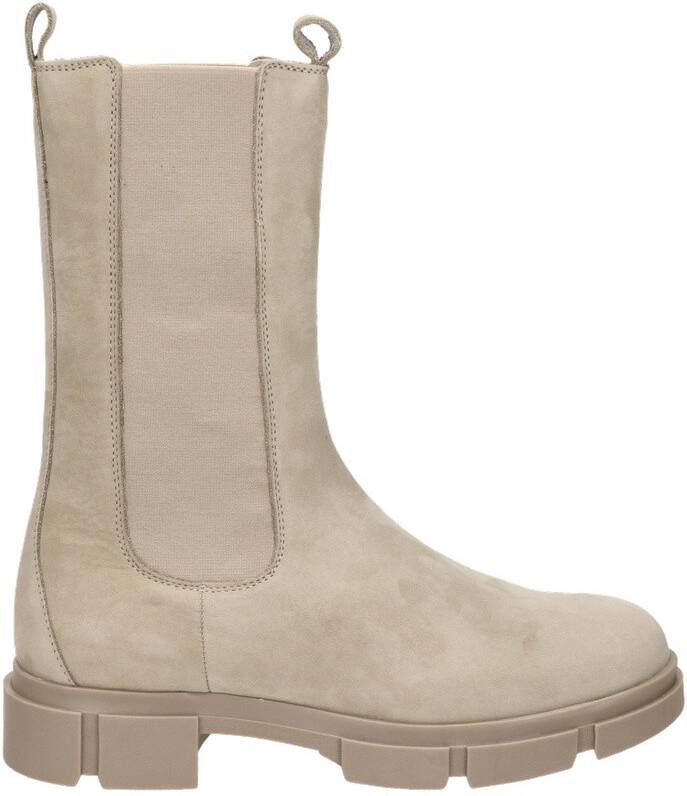 Nelson hoge nubuck chelsea boots taupe
