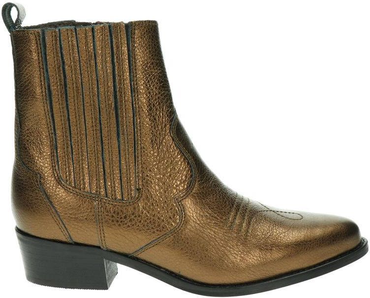 Nelson dames enkellaars Brons - Schoenen.nl