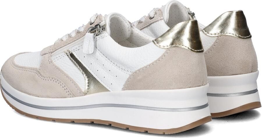 Nelson Flex dames sneaker Beige wit - Foto 3