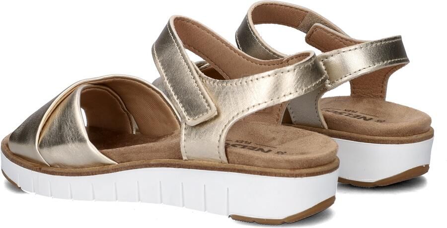Nelson Flex leren sandalen goud - Foto 7