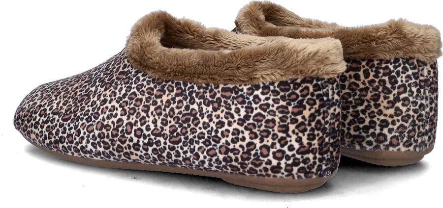 Nelson Home pantoffels met panterprint bruin - Foto 7