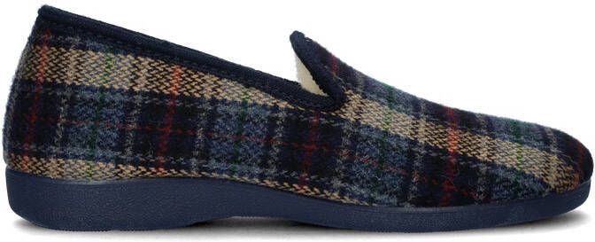 Nelson Home geruite pantoffels blauw multi - Foto 5