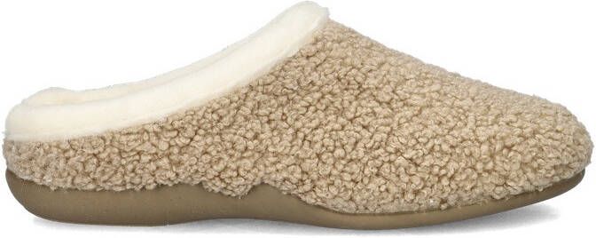 Nelson Home teddy pantoffels beige - Foto 3