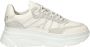 POELMAN leren sneaker met chunky zool Wit Leer Lage sneakers Dames - Thumbnail 2