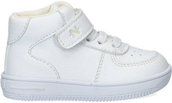 Nelson Kids leren sneakers wit Leer Effen 20