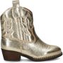 Nelson Kids leren cowboylaarzen goud Meisjes Leer Effen 28 - Thumbnail 2