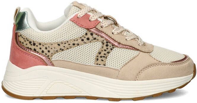 Nelson Kids chunky sneakers beige roze