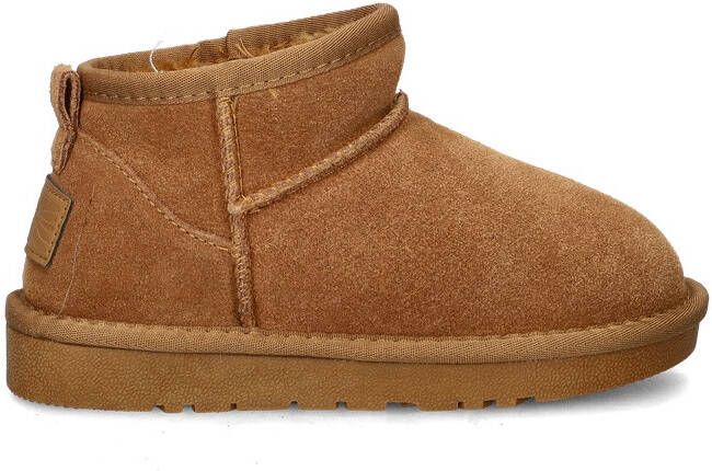 Nelson Kids gevoerde suède enkelboots cognac - Foto 3