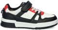 Nelson Kids sneakers zwart wit rood Jongens Imitatieleer Meerkleurig 28 - Zwart