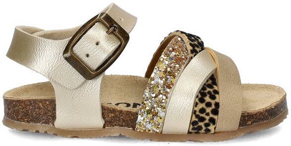 Nelson Kids sandalen goud Meisjes Imitatieleer Meerkleurig 20