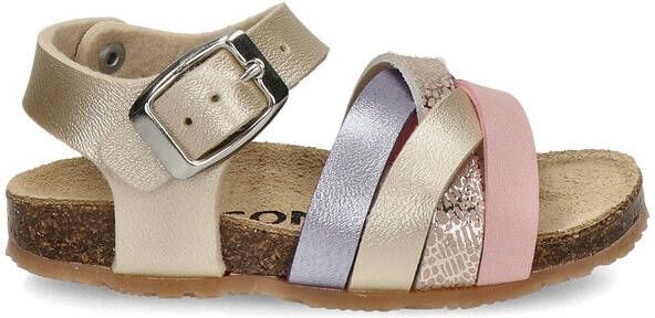 Nelson Kids sandalen goud roze Meisjes Imitatieleer Meerkleurig 24 - Foto 4