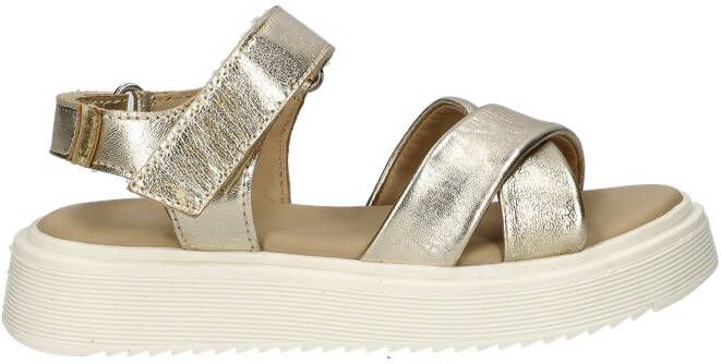 Nelson Kids leren sandalen goud