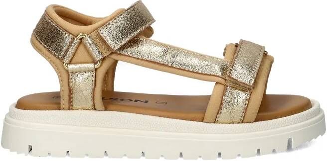 Nelson Kids leren sandalen goud