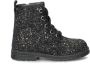 Nelson Kids leren veterboots met glitters zwart Meisjes Leer Effen 29 - Thumbnail 2