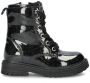 Nelson Kids lak veterboots met glitters zwart 29 - Thumbnail 2