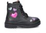 Nelson Kids leren veterboots zwart - Thumbnail 2