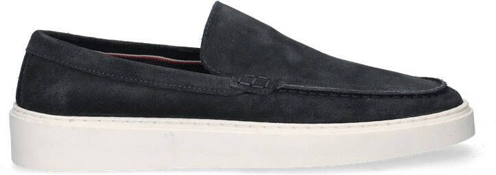 Nelson suède loafers donkerblauw