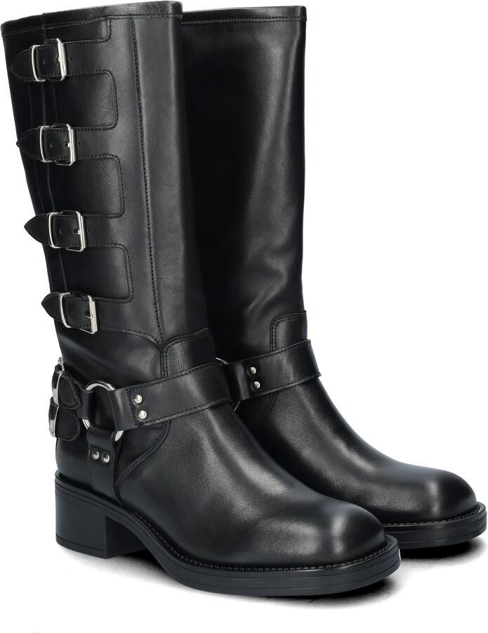 Nelson Ameixa dames biker boot Zwart
