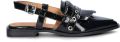 Nelson lak slingback loafers zwart - Zwart