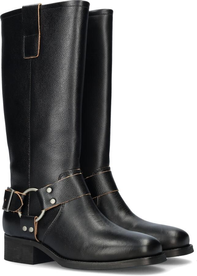 Nelson leren bikerboots zwart - Foto 2