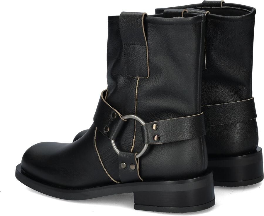 Nelson leren bikerboots zwart - Foto 3
