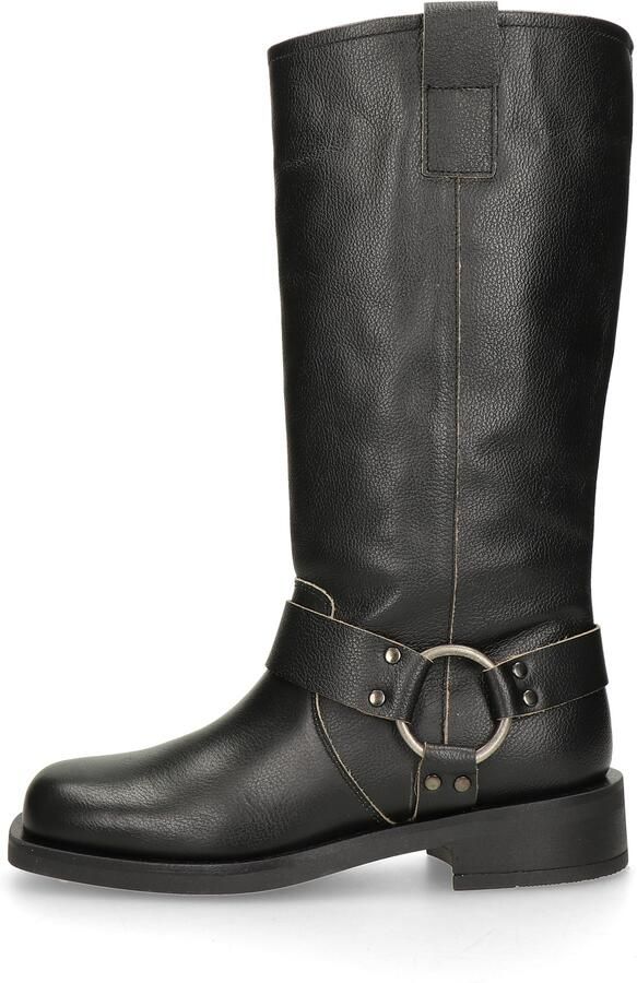 Nelson leren bikerboots zwart - Foto 3