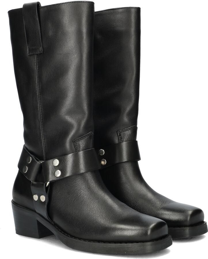 Nelson leren bikerboots zwart - Foto 3
