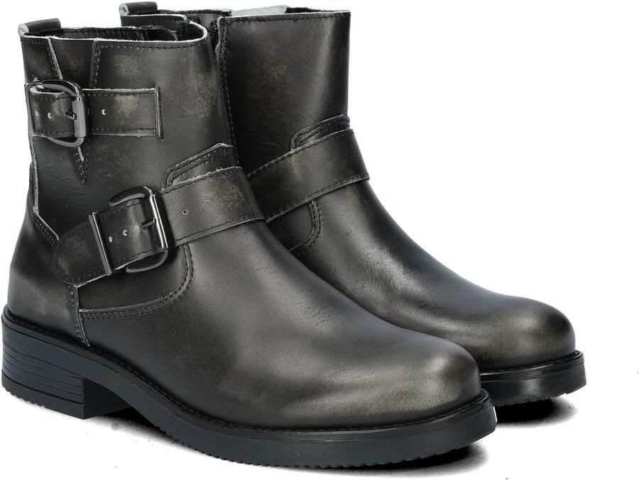 Nelson leren bikerboots zwart - Foto 2