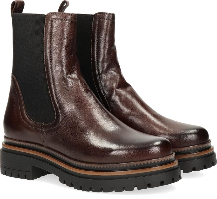 Nelson leren chelsea boots bruin - Foto 4
