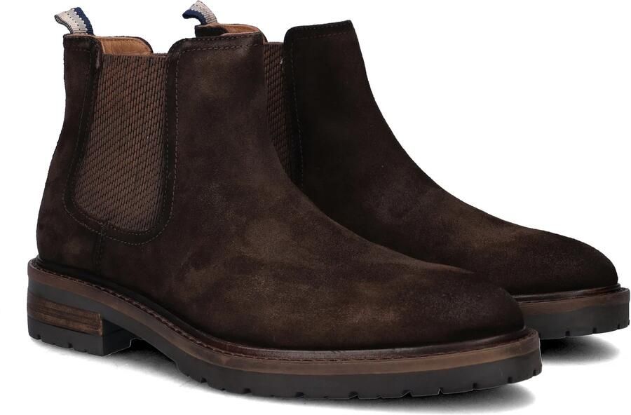Nelson suède chelsea boots bruin - Foto 5