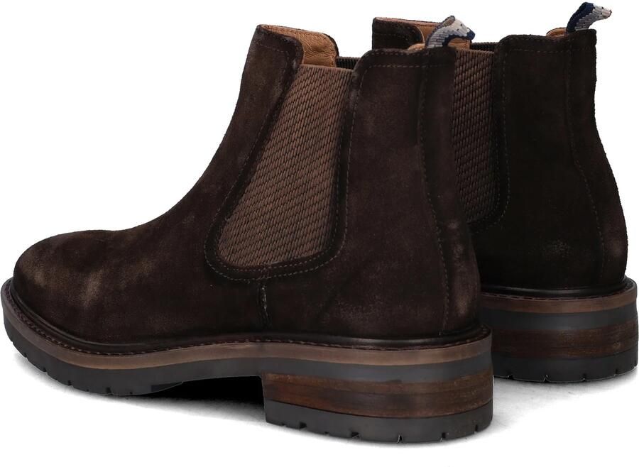 Nelson suède chelsea boots bruin - Foto 6