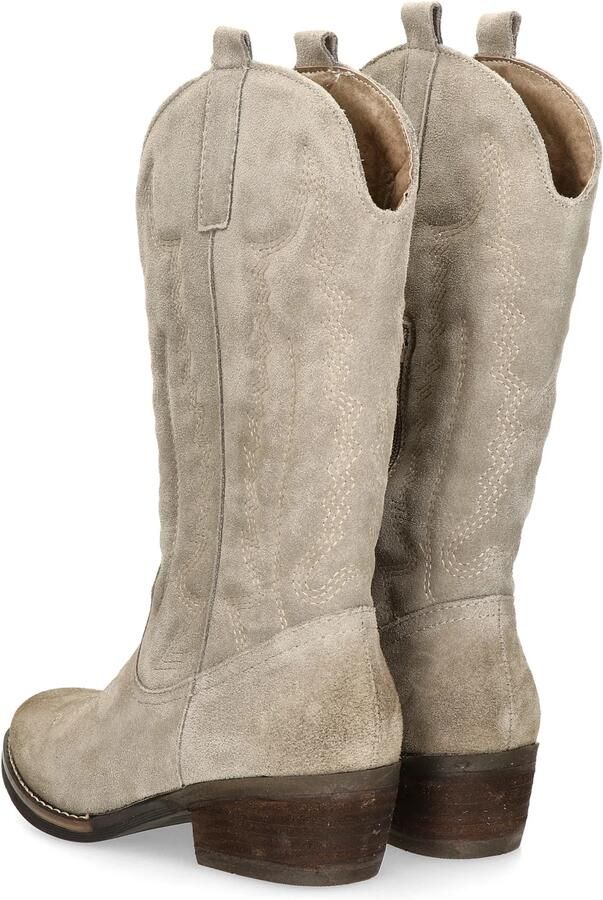Nelson suède cowboylaarzen beige - Foto 4