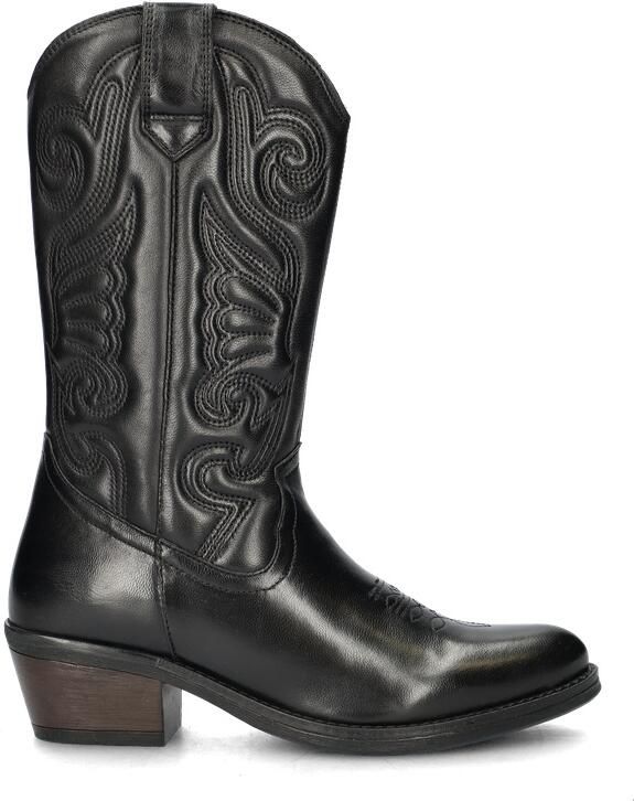 Nelson leren cowboylaarzen zwart - Foto 3