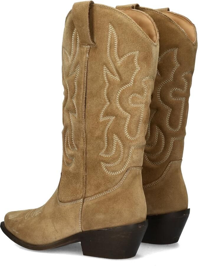 Nelson suède cowboylaarzen beige - Foto 5