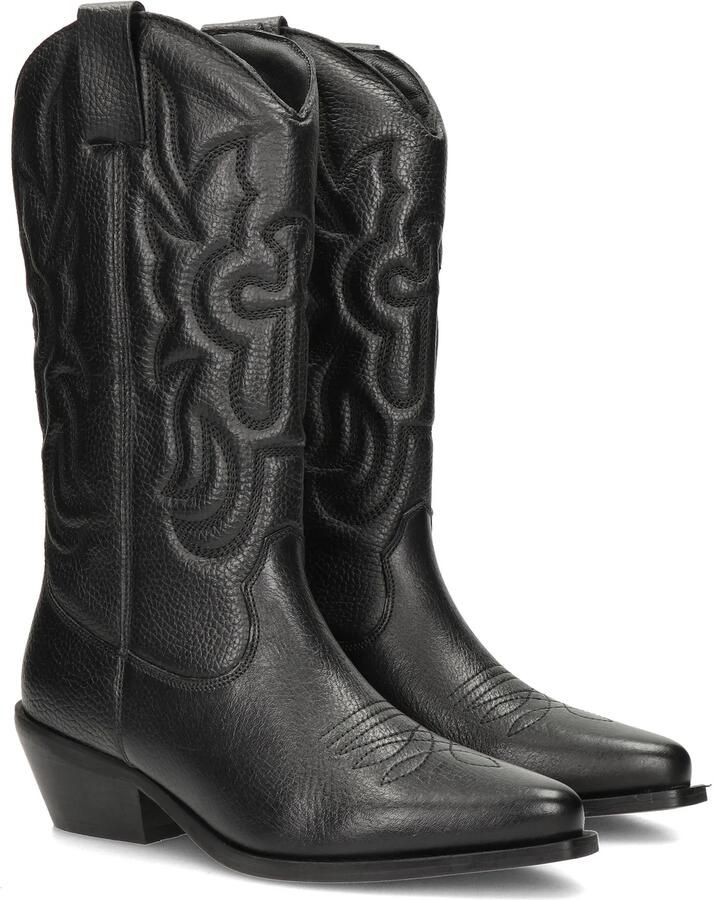 Nelson leren cowboylaarzen zwart - Foto 2