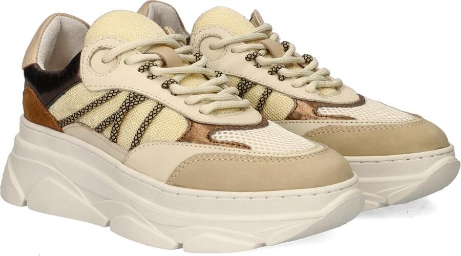 POELMAN LPJANA-05POE1 sneaker Beige Leer Lage sneakers Dames - Foto 5