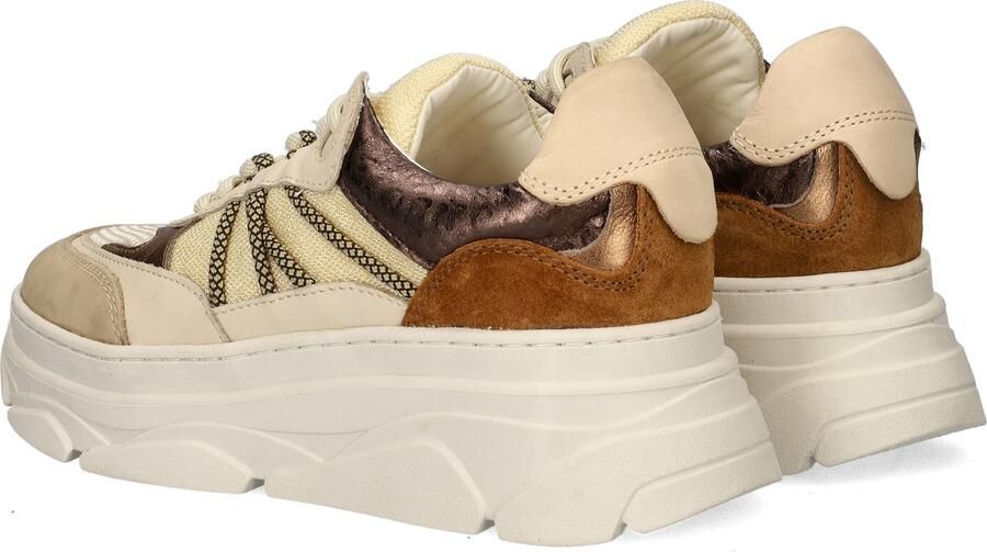 POELMAN LPJANA-05POE1 sneaker Beige Leer Lage sneakers Dames - Foto 4