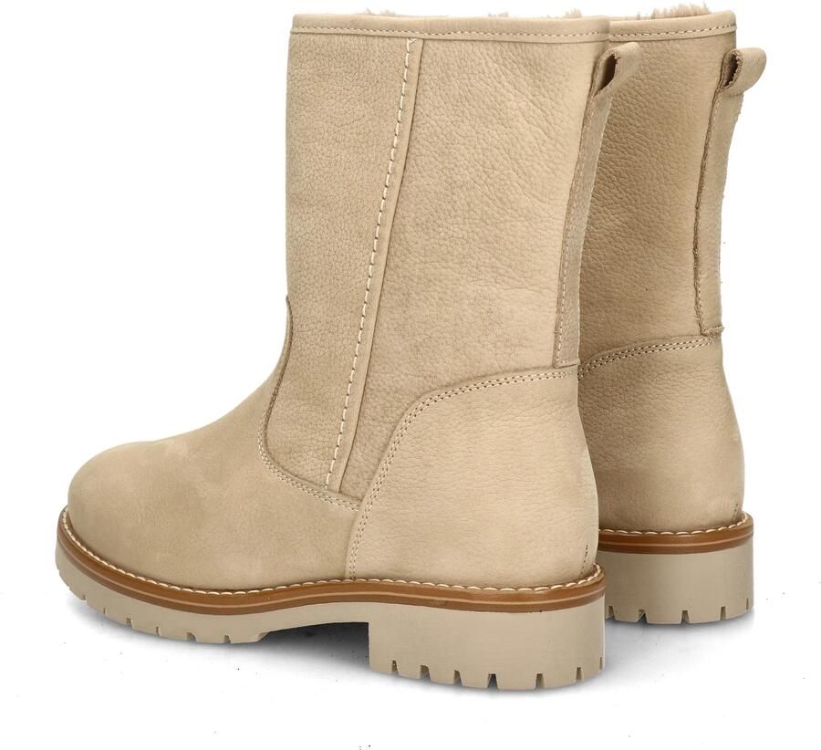 Nelson suède enkelboots met profielzool ecru - Foto 7