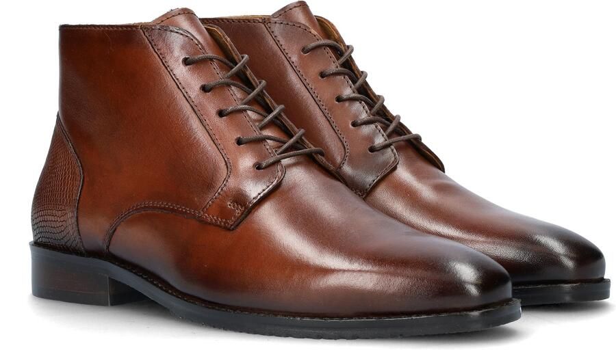 Nelson heren nette schoenen Cognac - Foto 4