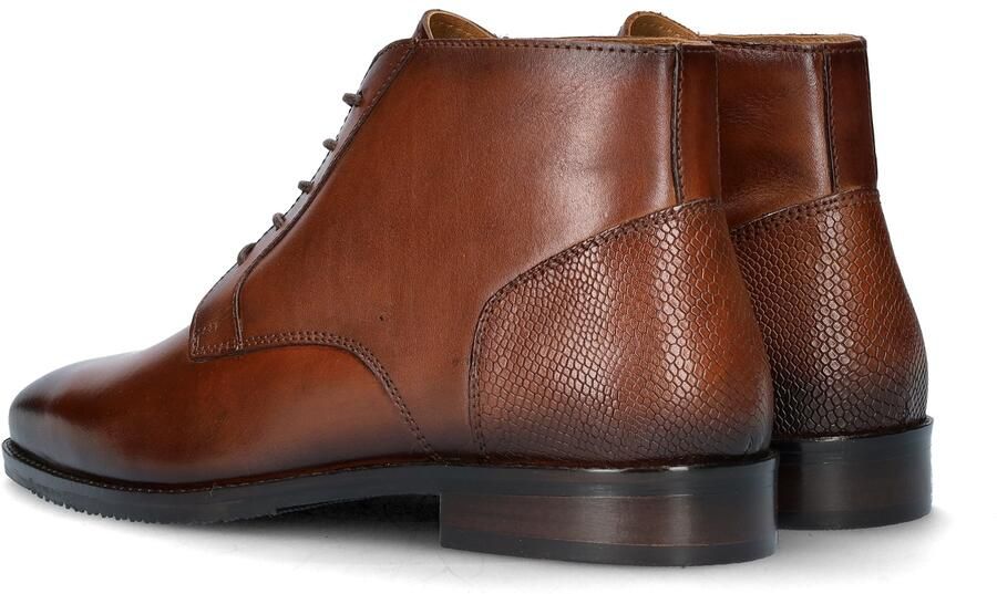 Nelson heren nette schoenen Cognac - Foto 3