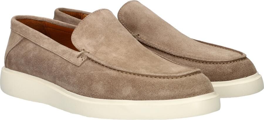 Nelson suède loafers taupe