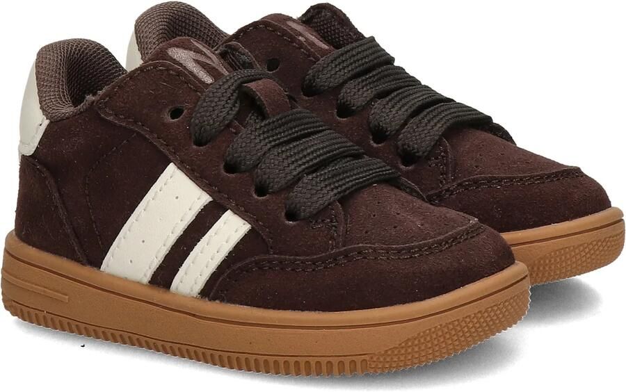 Nelson Kids suède sneakers bruin - Foto 6
