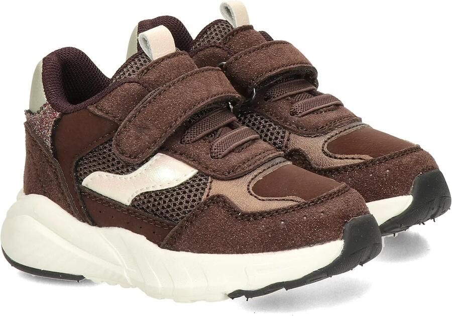 Nelson Kids imitatieleren sneakers bruin - Foto 4