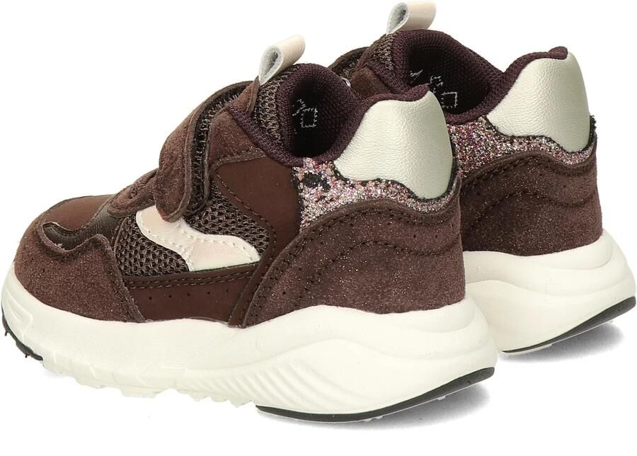 Nelson Kids imitatieleren sneakers bruin - Foto 5