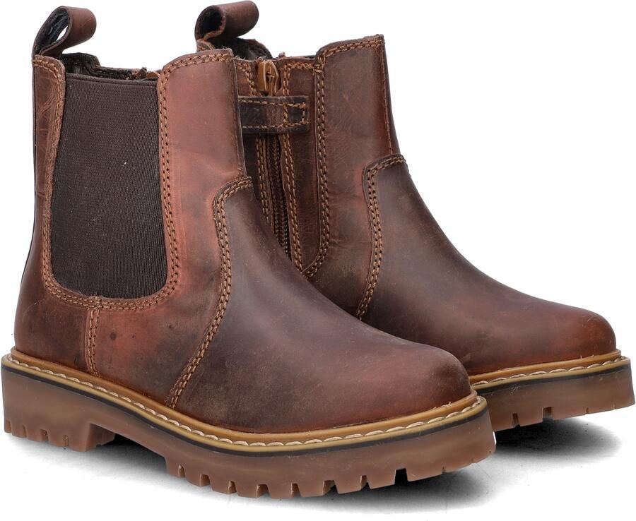 Nelson Kids nubuck chelsea boots cognac - Foto 5