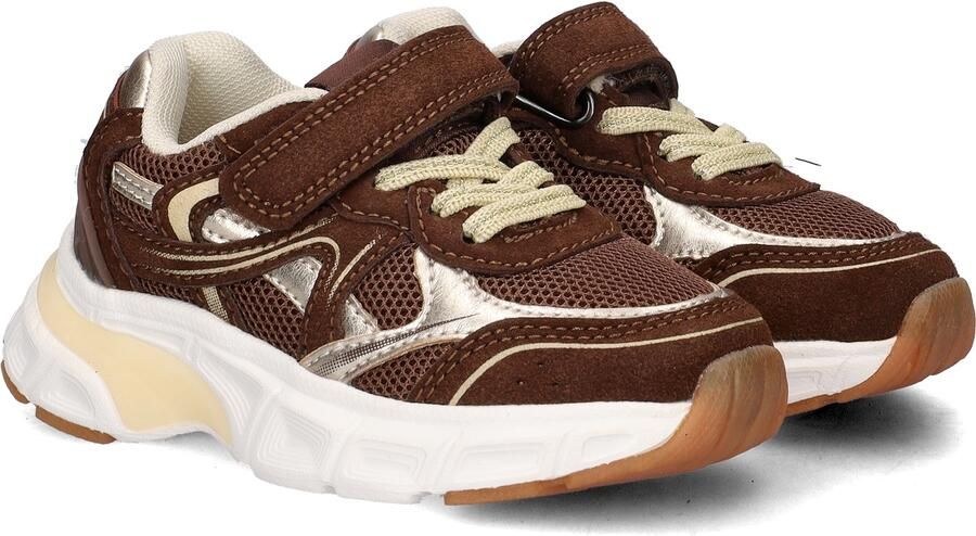 Nelson Kids chunky suède sneakers bruin - Foto 5