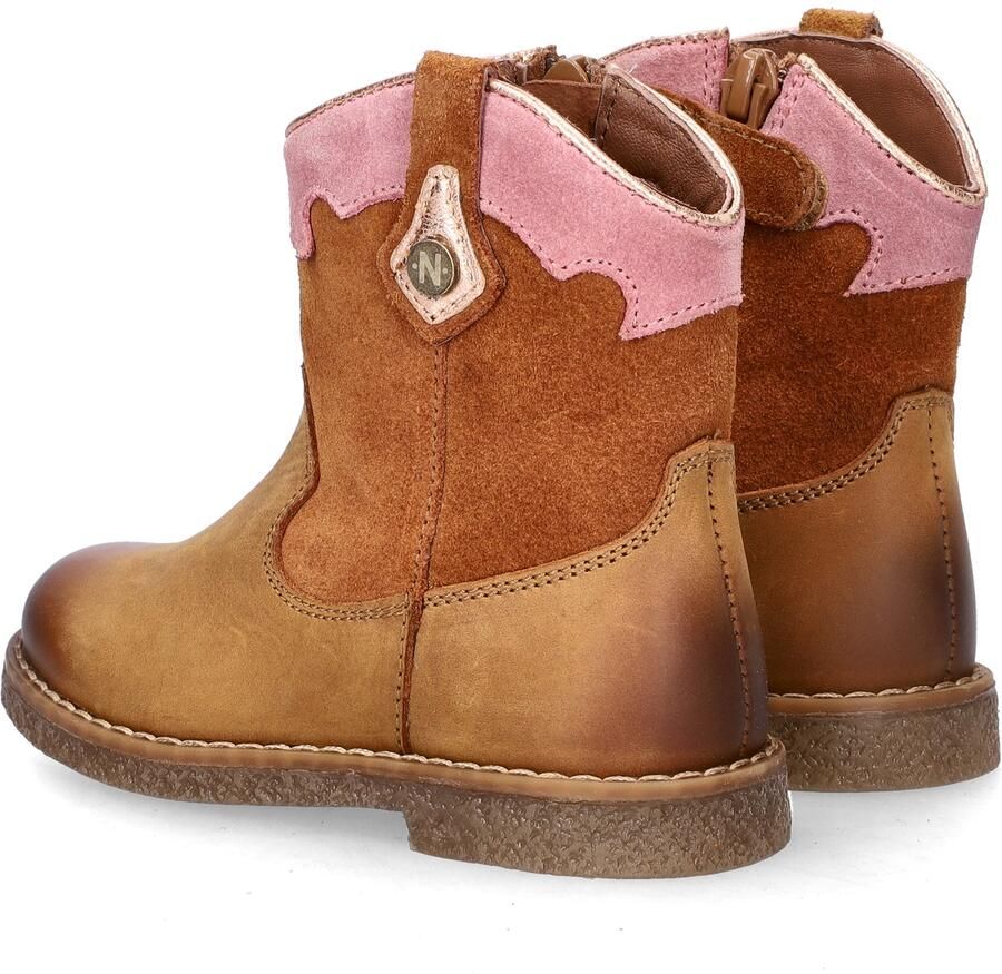 Nelson Kids leren laarzen cognac roze - Foto 5