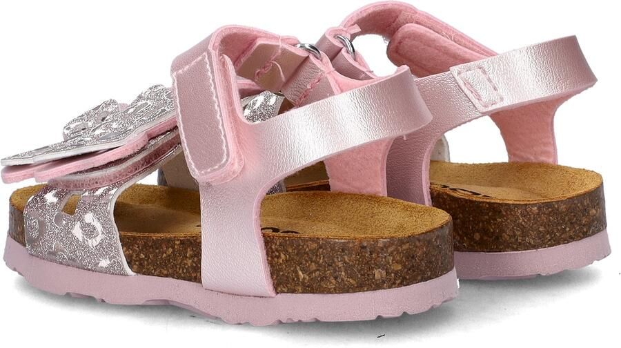 Nelson Kids imitatieleren sandalen lichtroze zilver - Foto 7