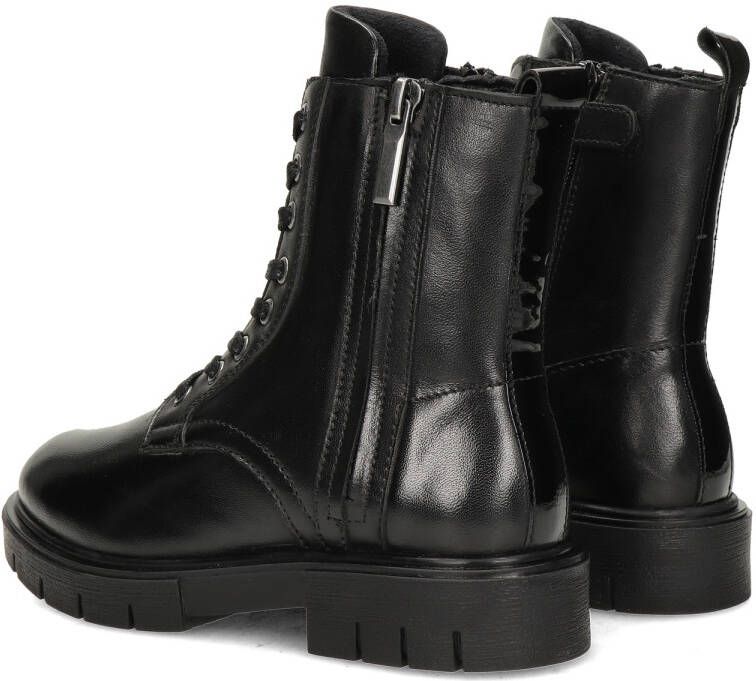 Nelson Kids leren veterboots zwart Meisjes Leer 33 - Foto 4